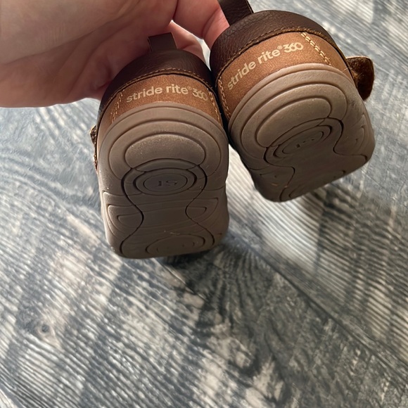 Stride Rite boy shoes Hampton size 5 baby boy brown color gently used - Picture 8 of 8